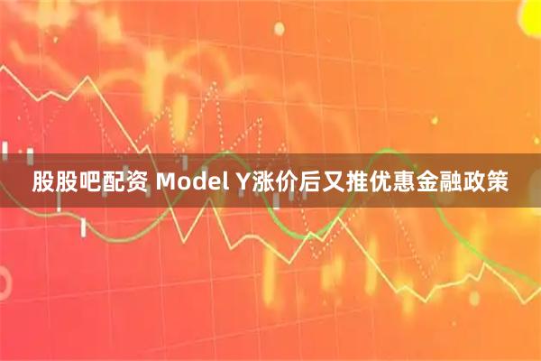 股股吧配资 Model Y涨价后又推优惠金融政策