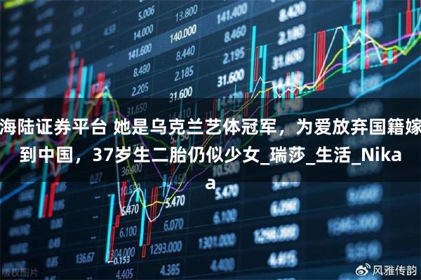 海陆证券平台 她是乌克兰艺体冠军，为爱放弃国籍嫁到中国，37岁生二胎仍似少女_瑞莎_生活_Nika